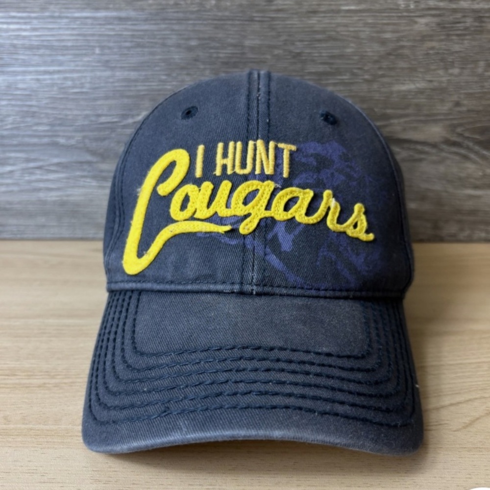 I Hunt Cougars Snapback Hat